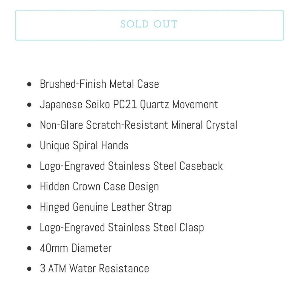 $255⌚️🌀🐄Simplify 2700 Unisex Women’s Mint Green Leather Watch SIM2705 - Picture 8 of 8